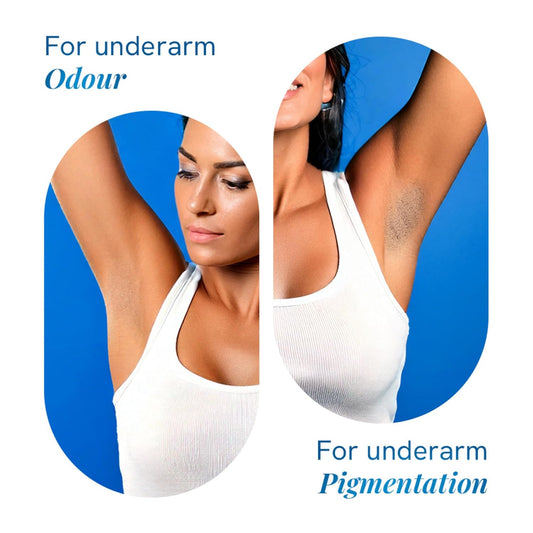 Be Bodywise 4% Aha Bha Underarm Roll On 50ml | 2% Lactic Acid, 1% Mandelic Acid, 1% Salicylic Acid | Controls Odour & Reduces Pigmentation | 0% Alcohol & 0% Aluminium | Flora Fragrance