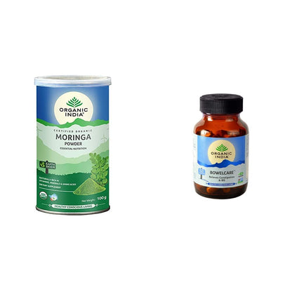 A TATA Product - Organic India Moringa Powder - 100g, Essential Nutrition Superfood, Helps Naturally Boost Energy Levels, Improves Stamina & Vitality, Rich In Vitamins & Minerals