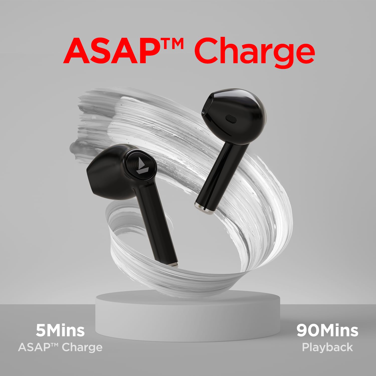boAt Airdopes 131/8 with 60 Hrs Playback, ASAP Charge Truly Wireless Bluetooth in Ear Earbuds with Mic (Active Black)