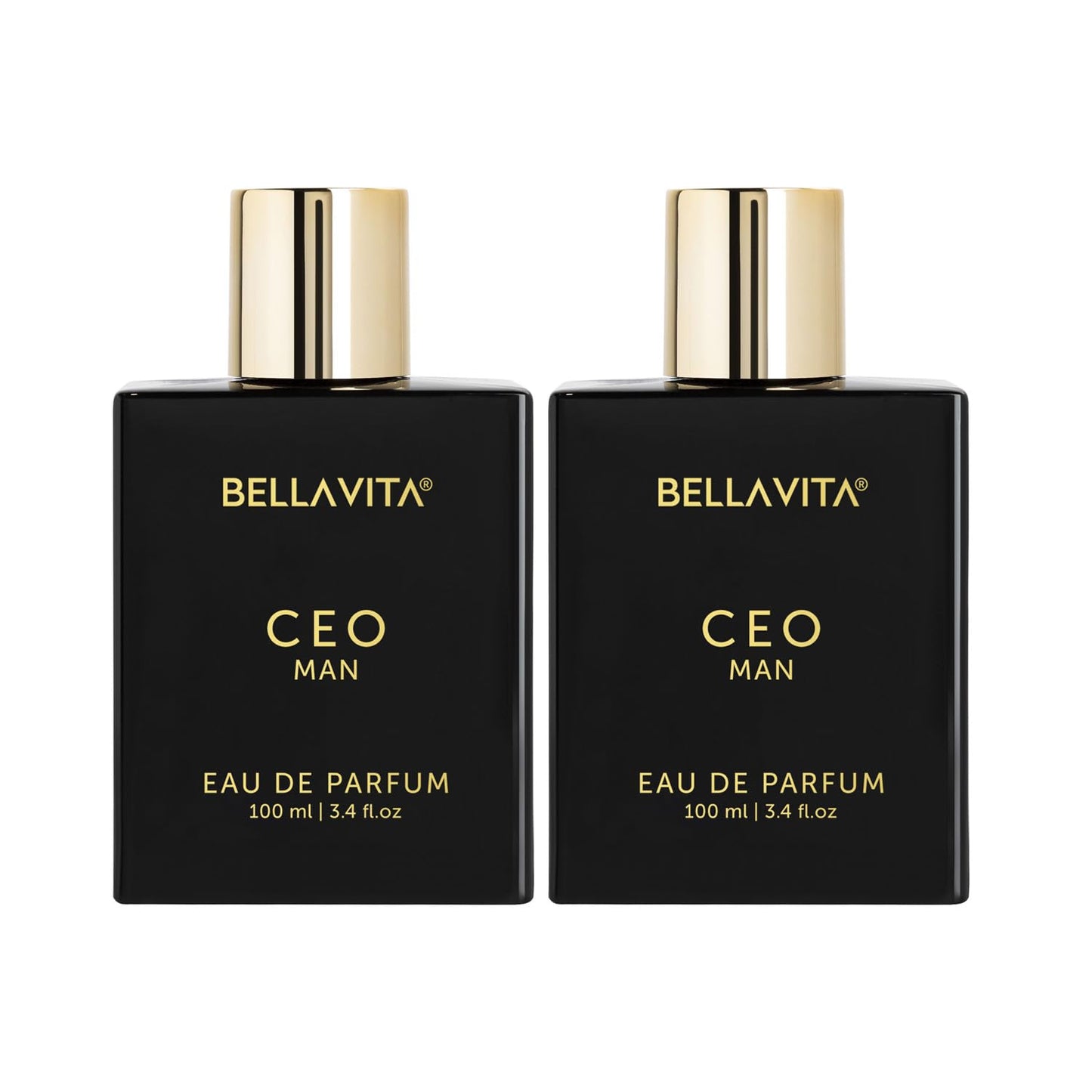 Bella Vita Luxury CEO MEN Long Lasting Perfume for Man | EDP 100ml | Lemon, Lavender, Tonka, Mandarin & Vetiver | Woody, Citrus Premium Fragrance | Ideal for Every Moment