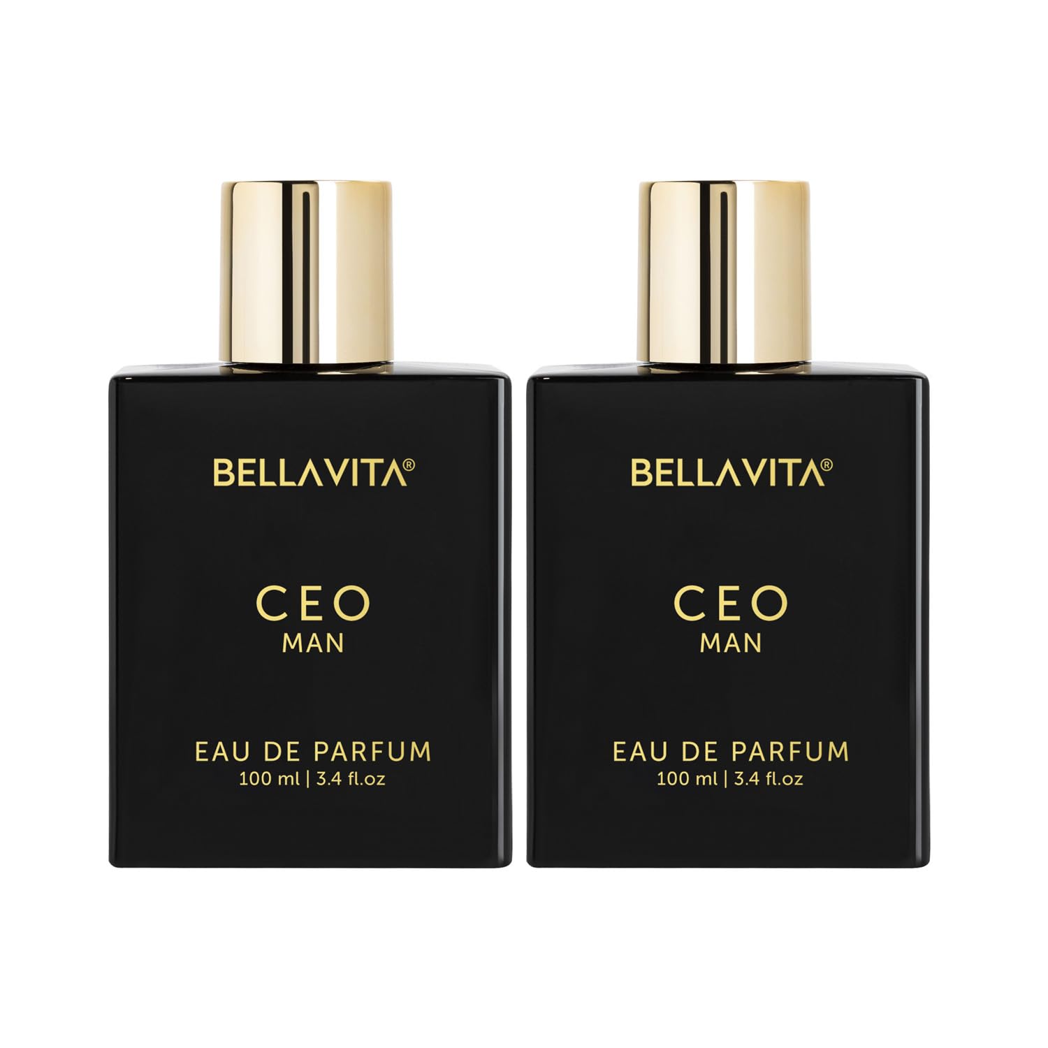 Bella Vita Luxury CEO MEN Long Lasting Perfume for Man | EDP 100ml | Lemon, Lavender, Tonka, Mandarin & Vetiver | Woody, Citrus Premium Fragrance | Ideal for Every Moment