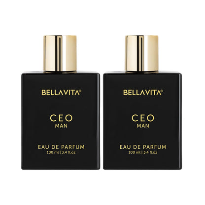 Bella Vita Luxury CEO MEN Long Lasting Perfume for Man | EDP 100ml | Lemon, Lavender, Tonka, Mandarin & Vetiver | Woody, Citrus Premium Fragrance | Ideal for Every Moment