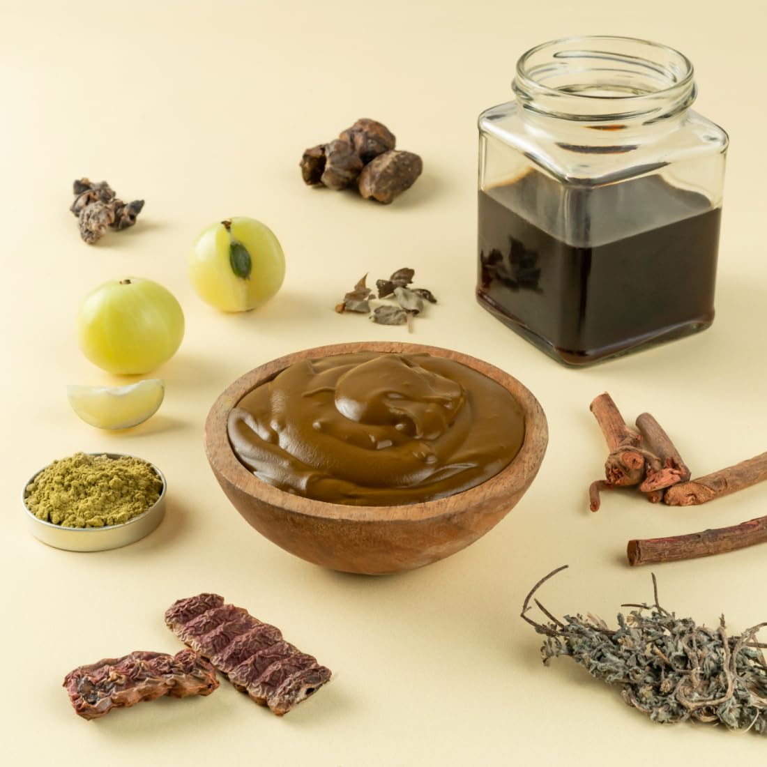 Nat Habit - Fresh Ready To Apply Henna Paste, Pre-Soaked in Black Tea and Herbs,100% Natural Rajasthani Henna, Imparts Rich Brown Shade (Pack of 2 x 220g)