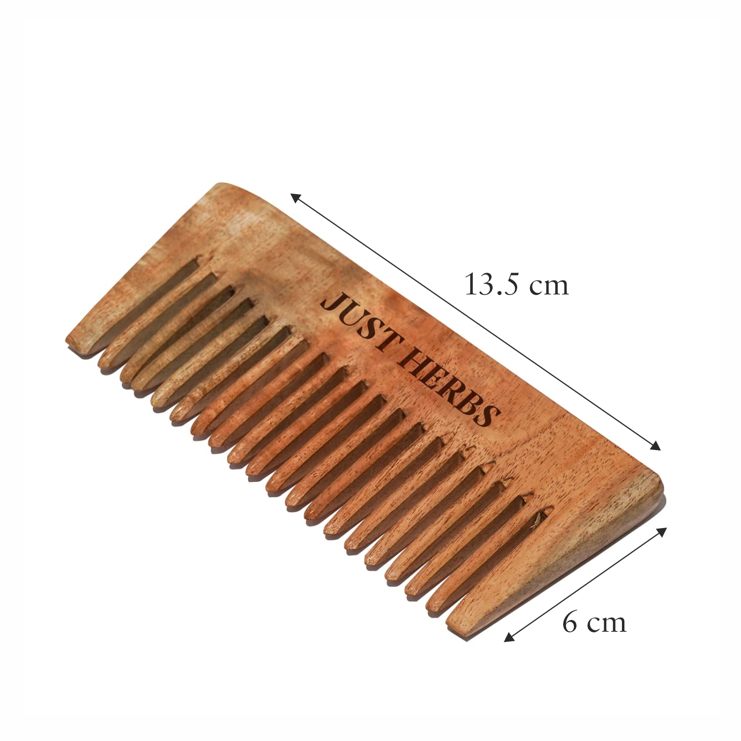 Just Herbs Hair Care & Protection combo with 8 in 1 Shampoo & Neem Wooden Comb