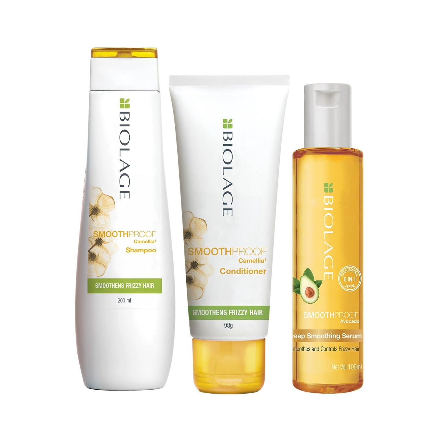 Biolage Smoothproof 6-in-1 Professional Hair Serum for Frizzy Hair |Deep Smoothening With Avocado & Grape Seed Oil | Natural & Vegan