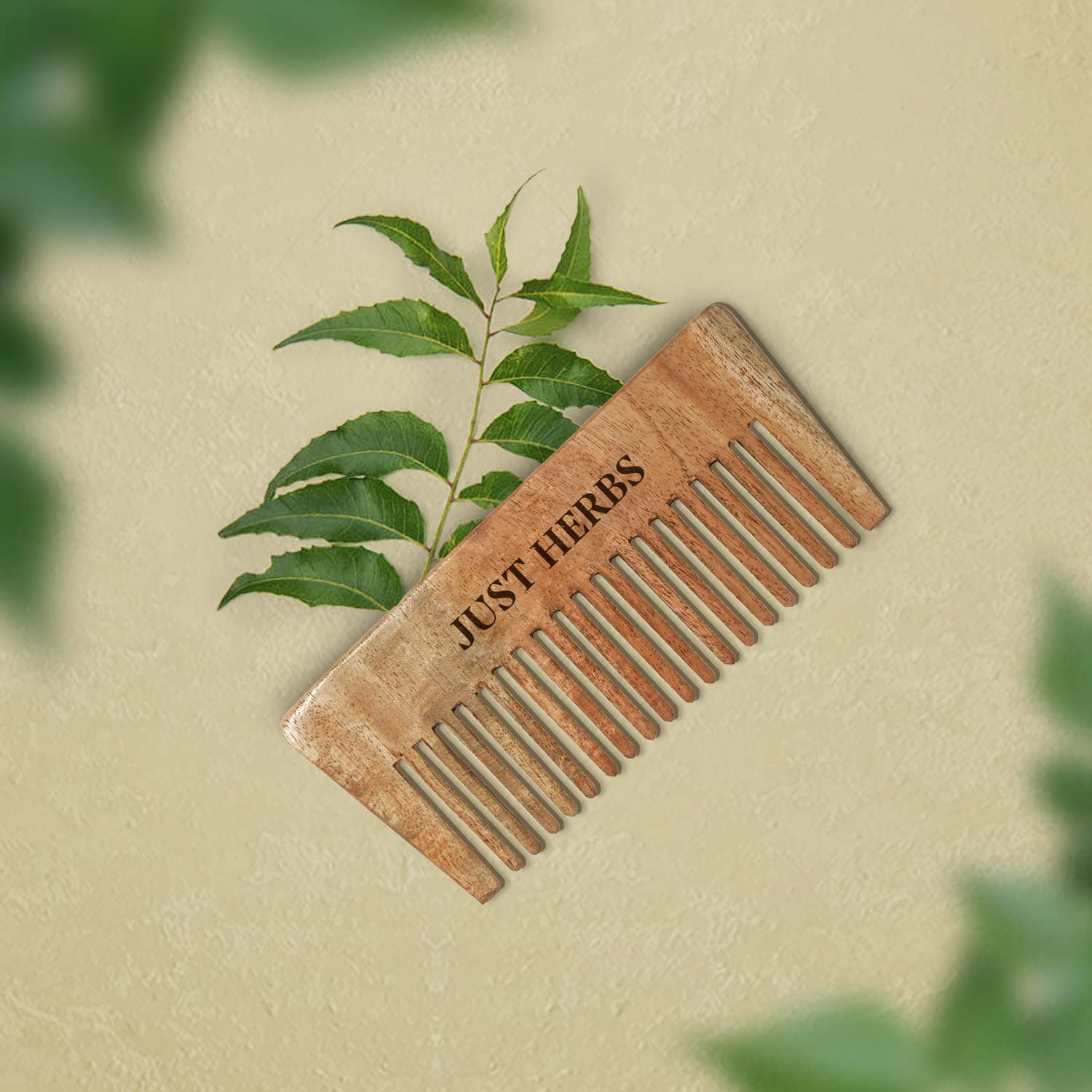 Just Herbs Hair Care & Protection combo with 8 in 1 Shampoo & Neem Wooden Comb