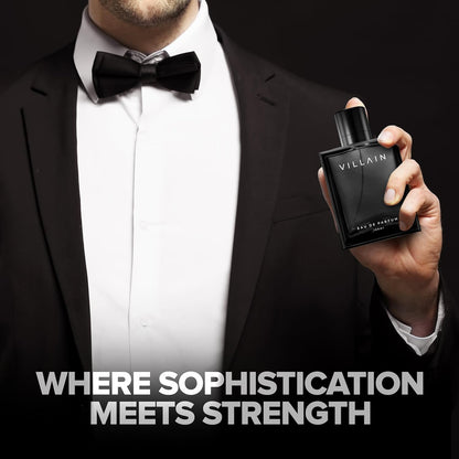 Villain Perfume For Men 100 Ml - Eau De Parfum - Premium Long Lasting Fragrance Spray - Woody & Spicy